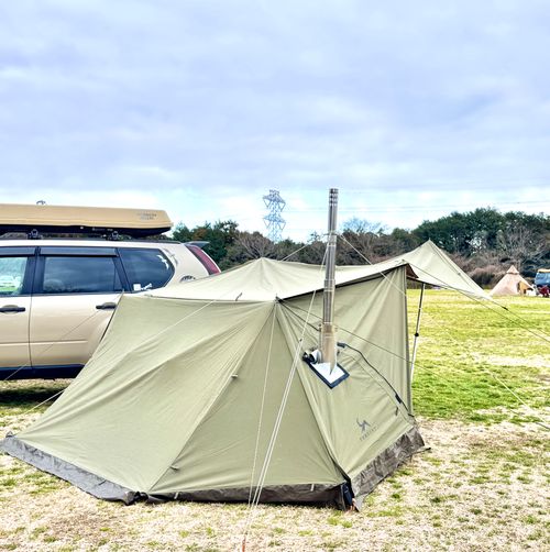 TOMOUNT ヒーティング ストーブ EJIさんのキャンプギア CAMPiii（キャンピー） -キャンプ専用SNS キャンプのすべてがここに集まる-