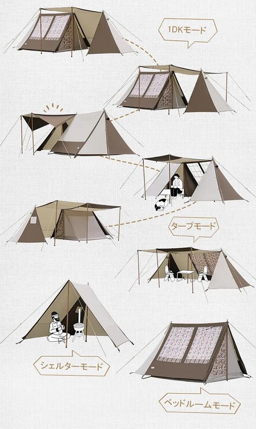 Naturehike ネイチャーハイク テント、タープ テント おじキャン△さんのキャンプギア CAMPiii（キャンピー） -キャンプ専用SNS キャンプのすべてがここに集まる-