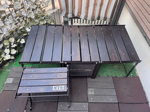 NATURETONES ファニチャー テーブル YUANさんのキャンプギア CAMPiii（キャンピー） -キャンプ専用SNS キャンプのすべてがここに集まる-
