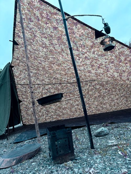 ハンドメイド その他 焚き火ハンガー camping roll♪さんのキャンプギア CAMPiii（キャンピー） -キャンプ専用SNS キャンプのすべてがここに集まる-