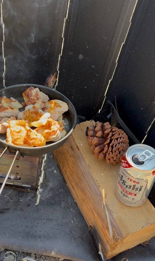 CAPTAIN STAG キャプテンスタッグ クッキング フライパン camping roll♪さんのキャンプギア CAMPiii（キャンピー） -キャンプ専用SNS キャンプのすべてがここに集まる-