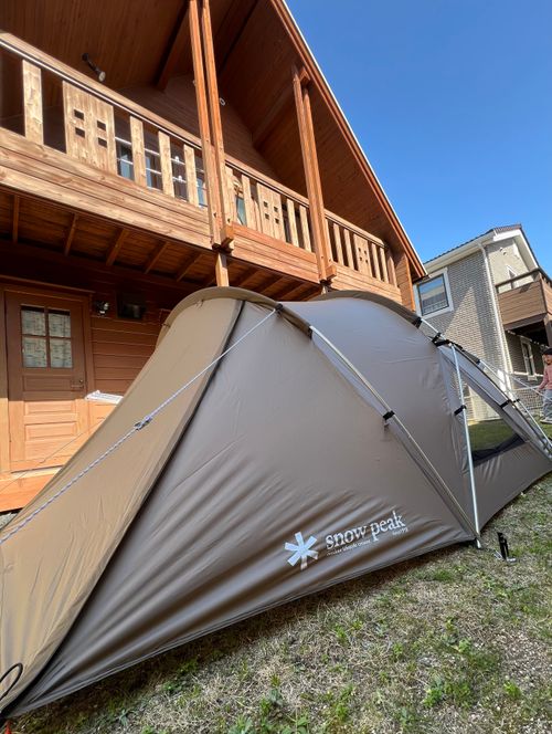 snow peak スノーピーク テント、タープ テント 庭キャン+さんのキャンプギア CAMPiii（キャンピー） -キャンプ専用SNS キャンプのすべてがここに集まる-